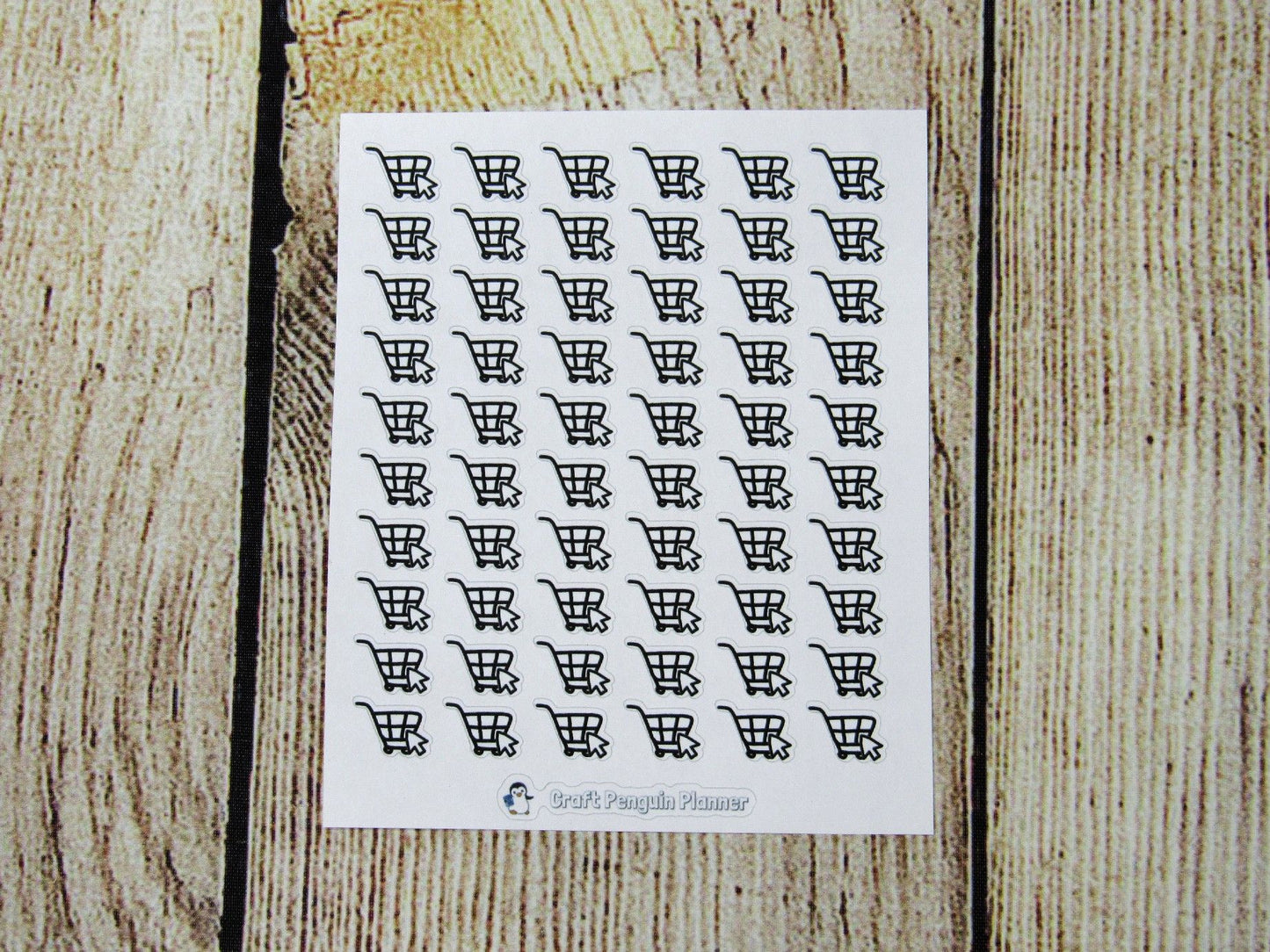 Add to Cart hand drawn sticker
