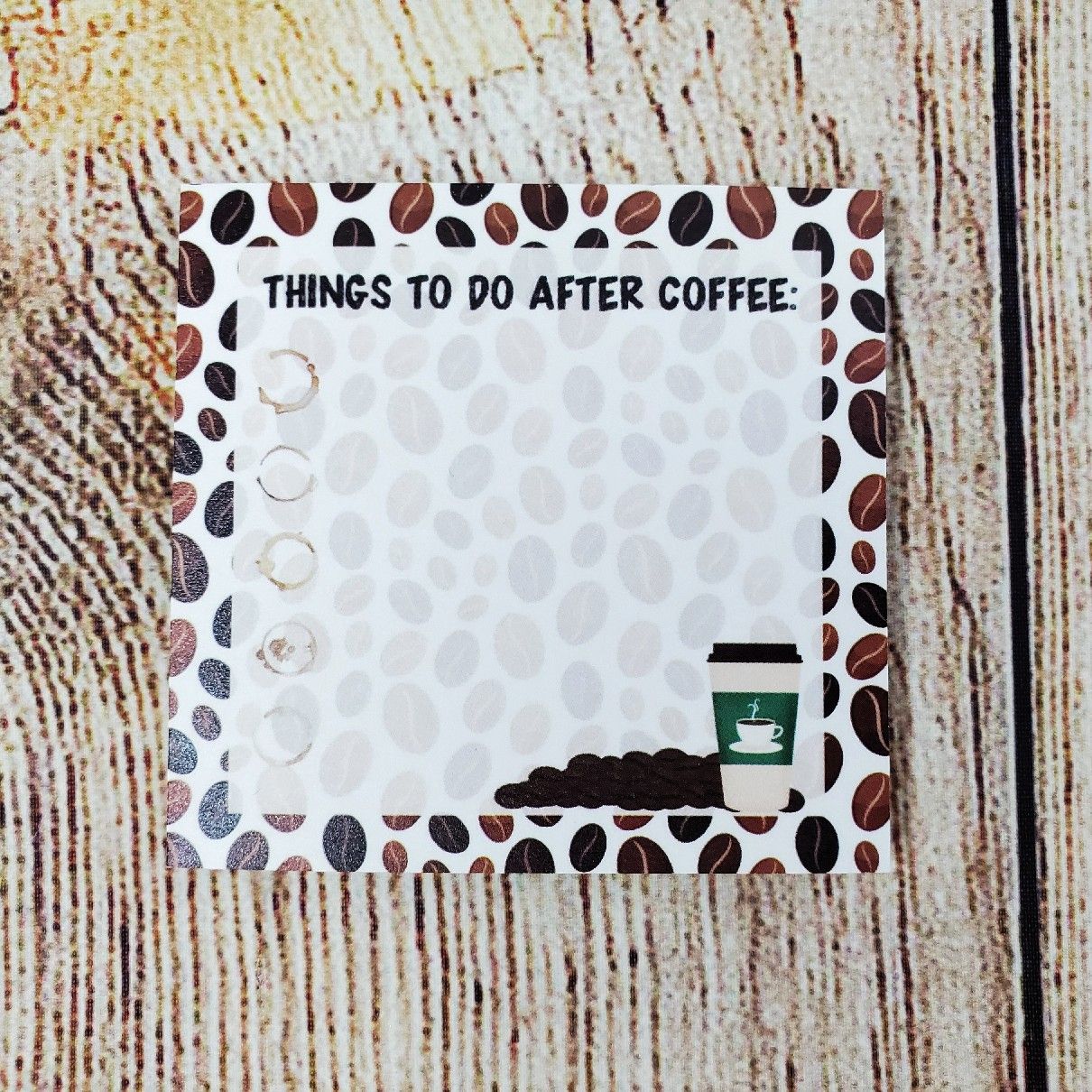 To Do After Coffee Sticky Notes