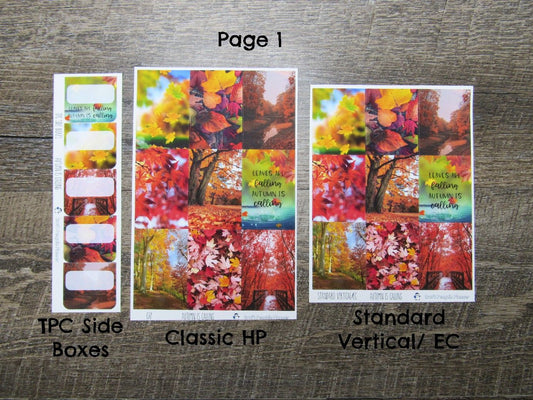 Autumn is Calling Weekly, CHOOSE YOUR KIT