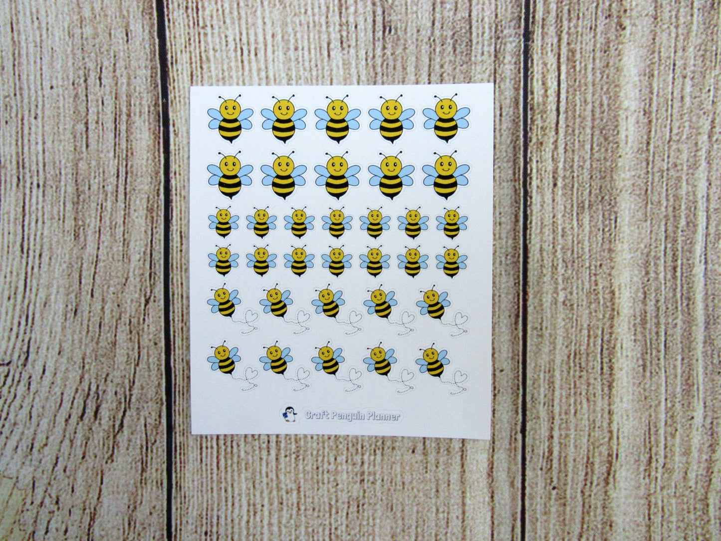 Handdrawn Bees