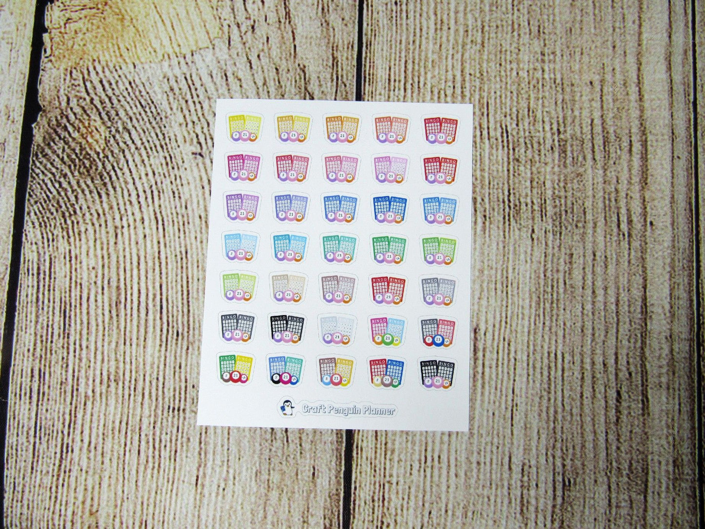 Bingo stickers