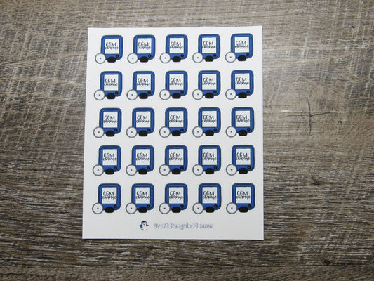 Continuous Glucose Monitoring Change reminder sticker