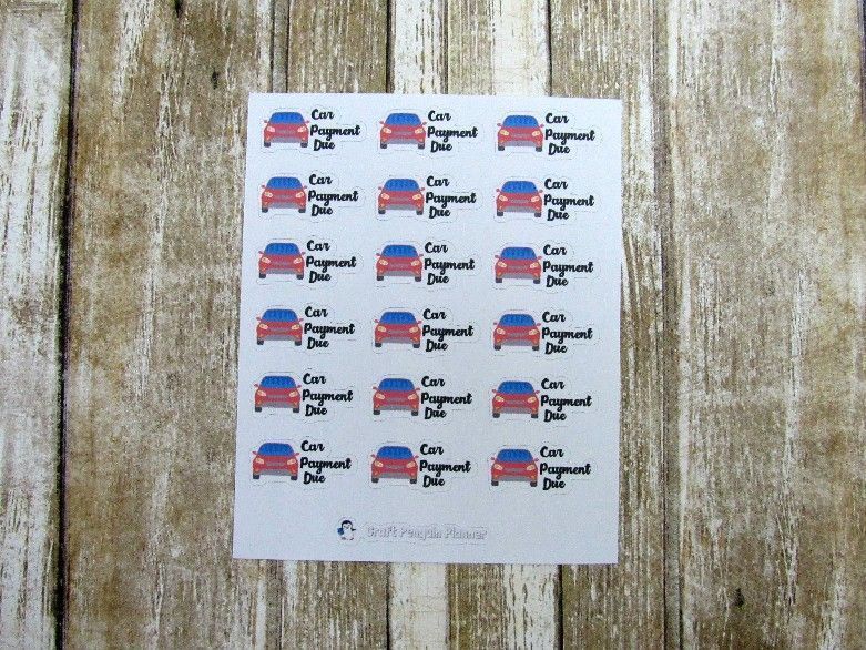 Household bills icon stickers
