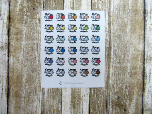 Change contacts sticker