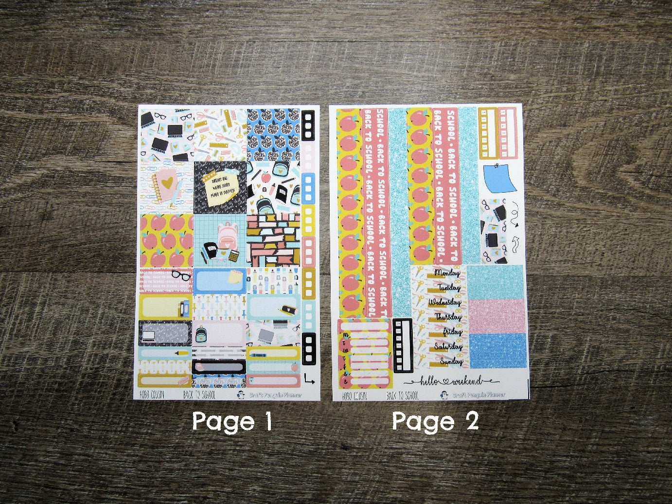 Back To School Weekly, HOBONICHI COUSIN