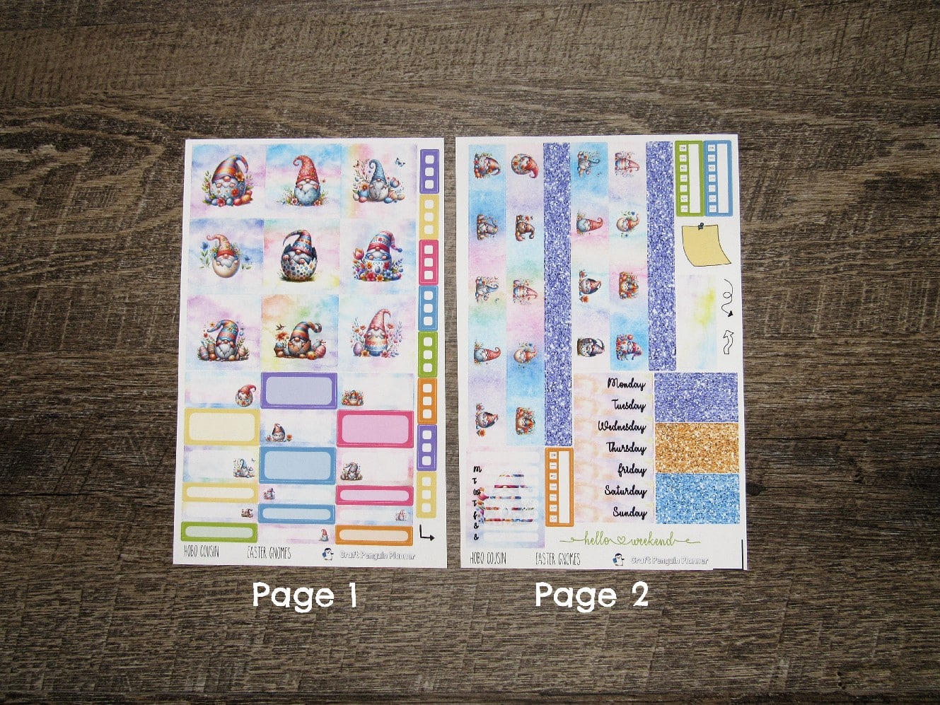 Easter Gnomes Weekly, HOBONICHI COUSIN