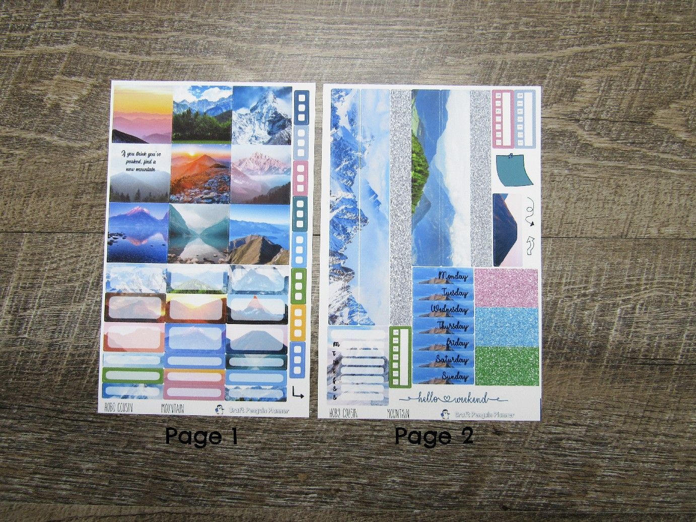 Mountain Weekly, HOBONICHI COUSIN