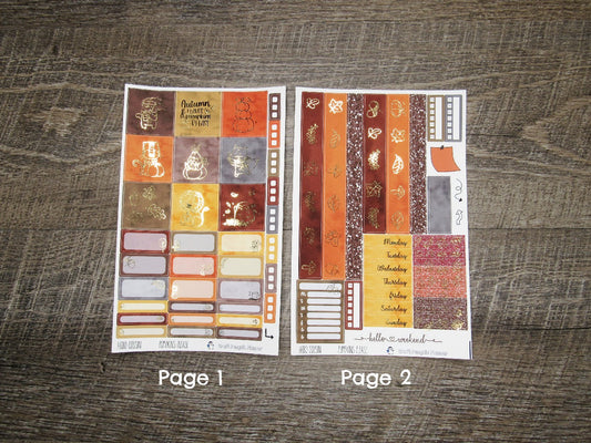 Pumpkins Please FOILED Weekly, HOBONICHI COUSIN