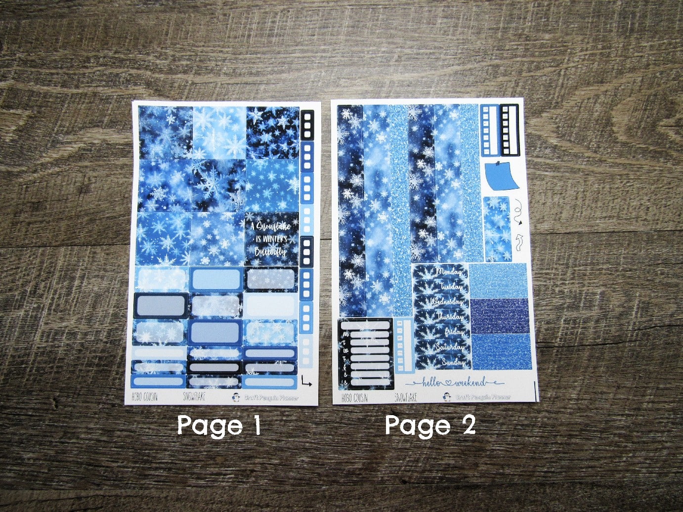 Snowflake Weekly, HOBONICHI COUSIN