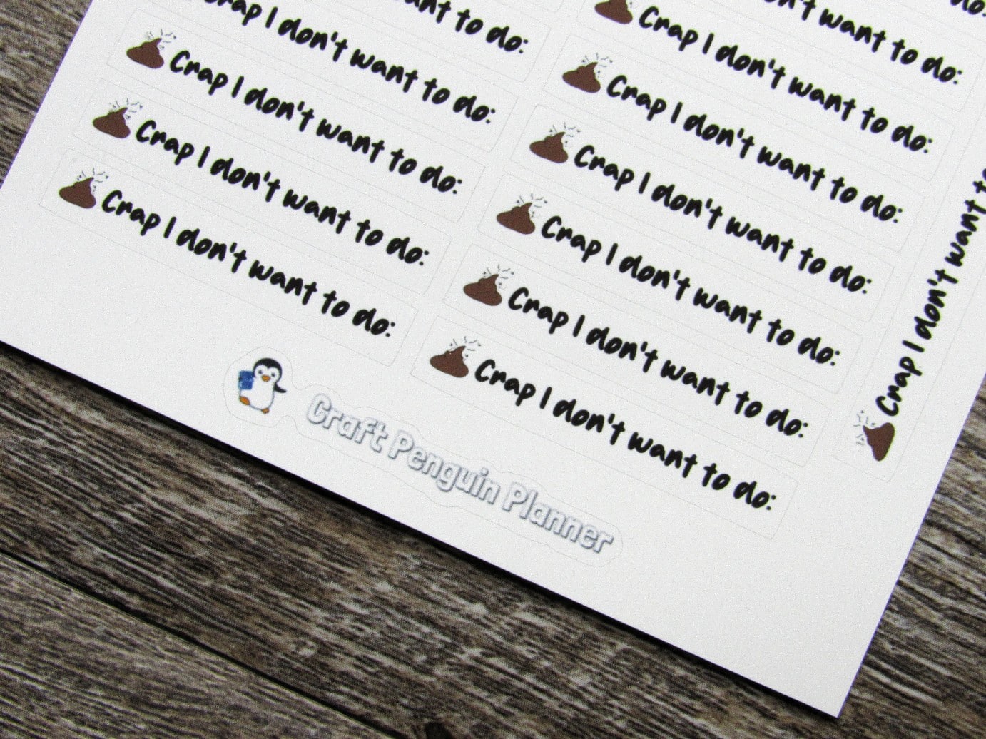 Crap I don't want to do Header Stickers