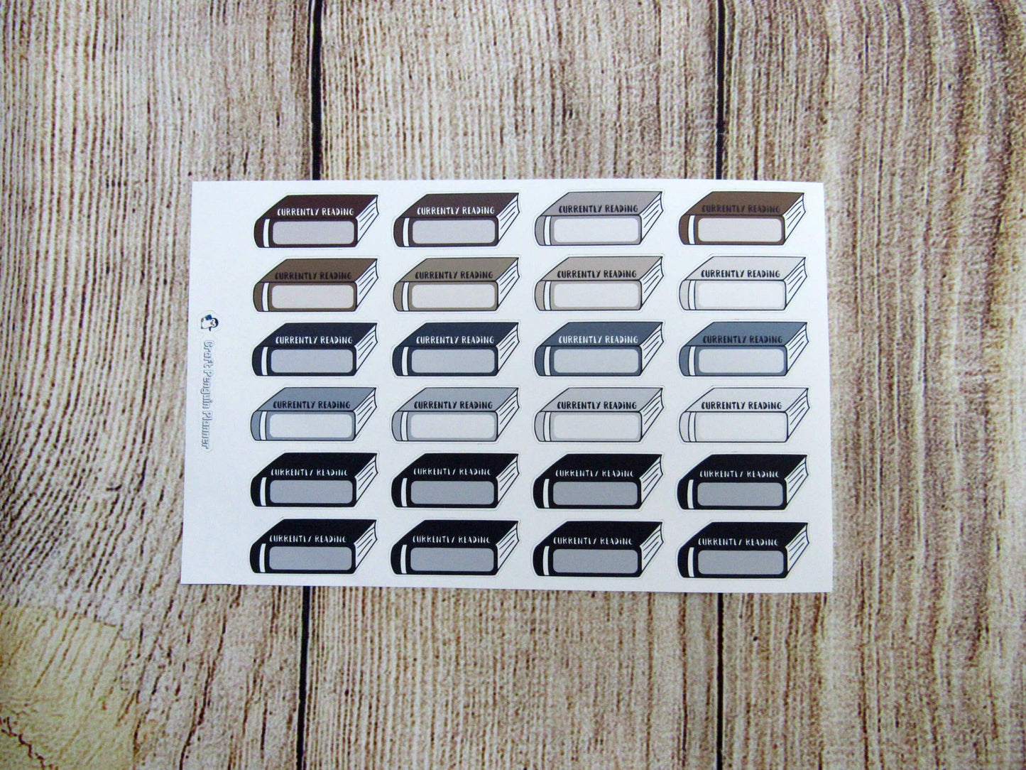 Currently Reading Book Hand Drawn Sticker