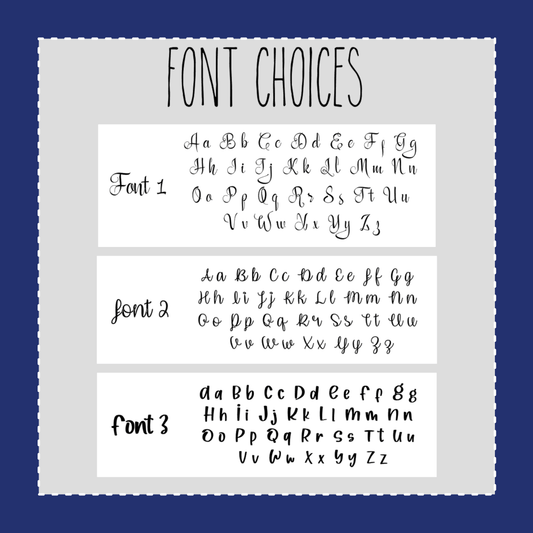 Custom script Box stickers