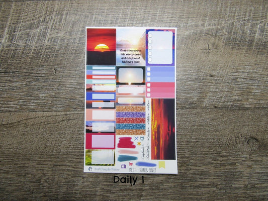 Sunrise, Sunset DAILY kit