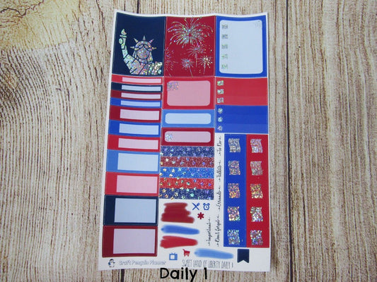 Sweet Land of Liberty FOILED DAILY kit