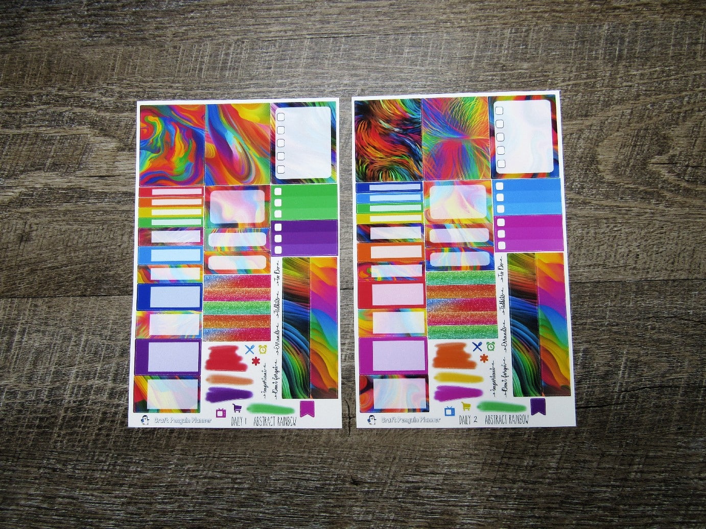 Abstract Rainbow DAILY kit