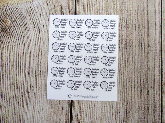 Daylight Savings Sticker