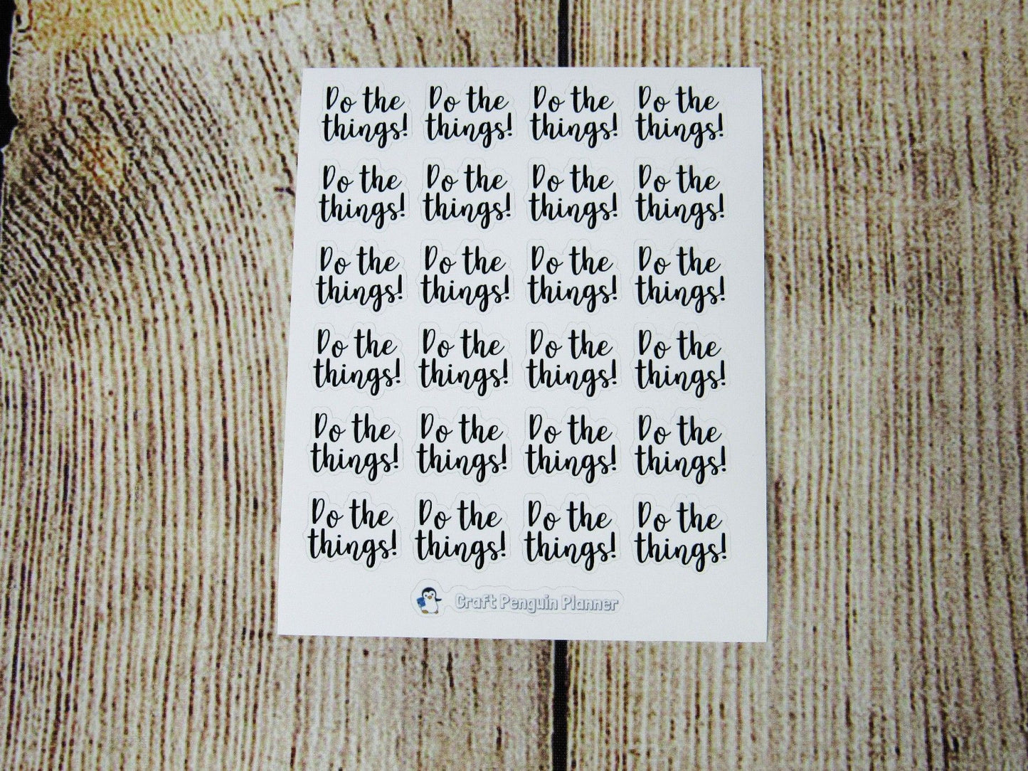 Do the Things Stickers