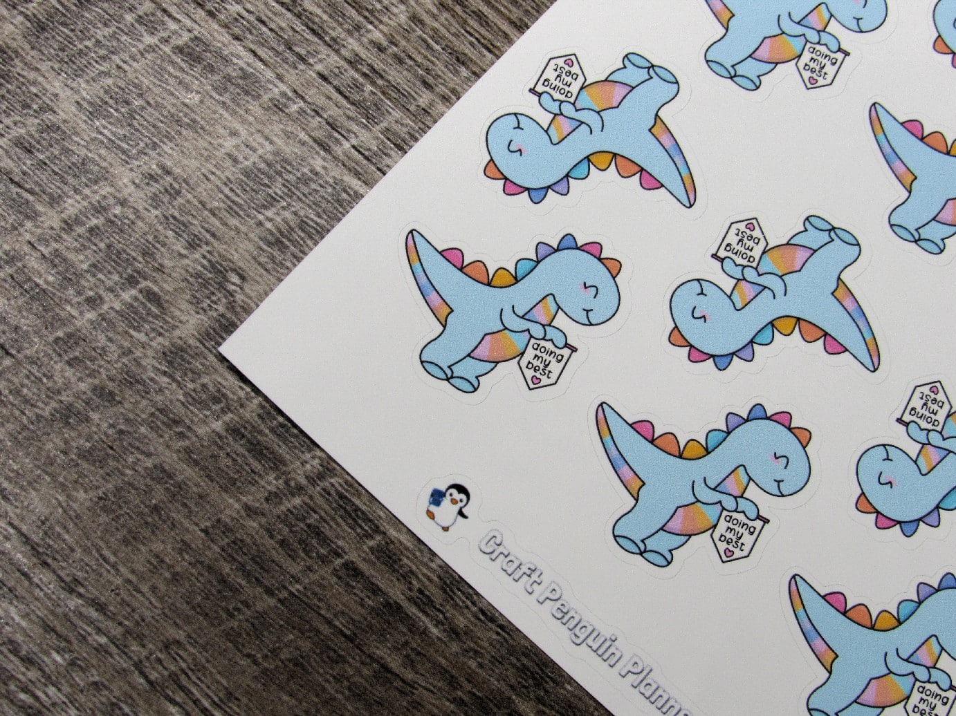 Doing my Best Dino stickers