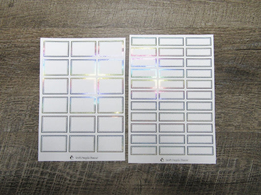 Foiled Stitched Boxes