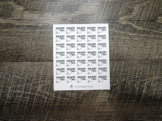 Flea, Tick, & Heartworm Meds Sticker