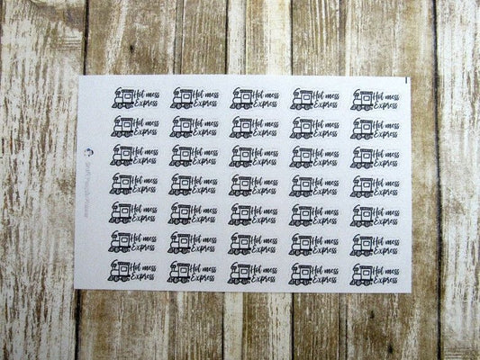 Hot Mess Express Stickers