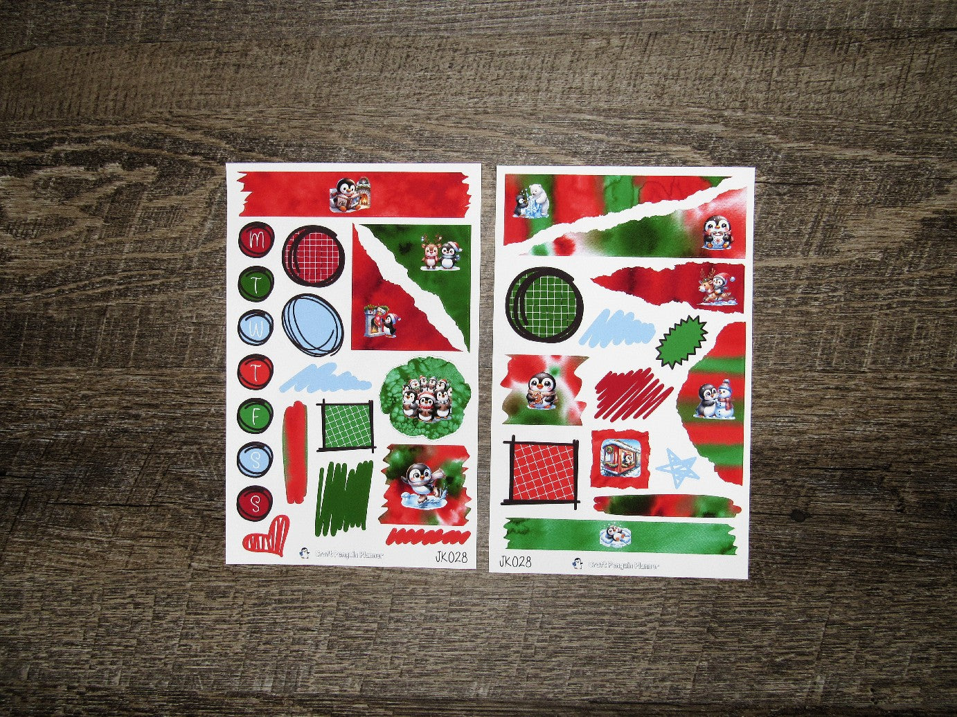Journal Kit- JK028- Christmas Penguin