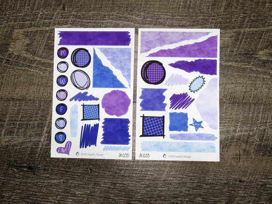 Journal Kit- JK035- Shades of Purple