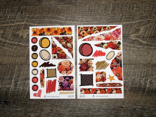 Journal Kit- JK037- Fall Floral