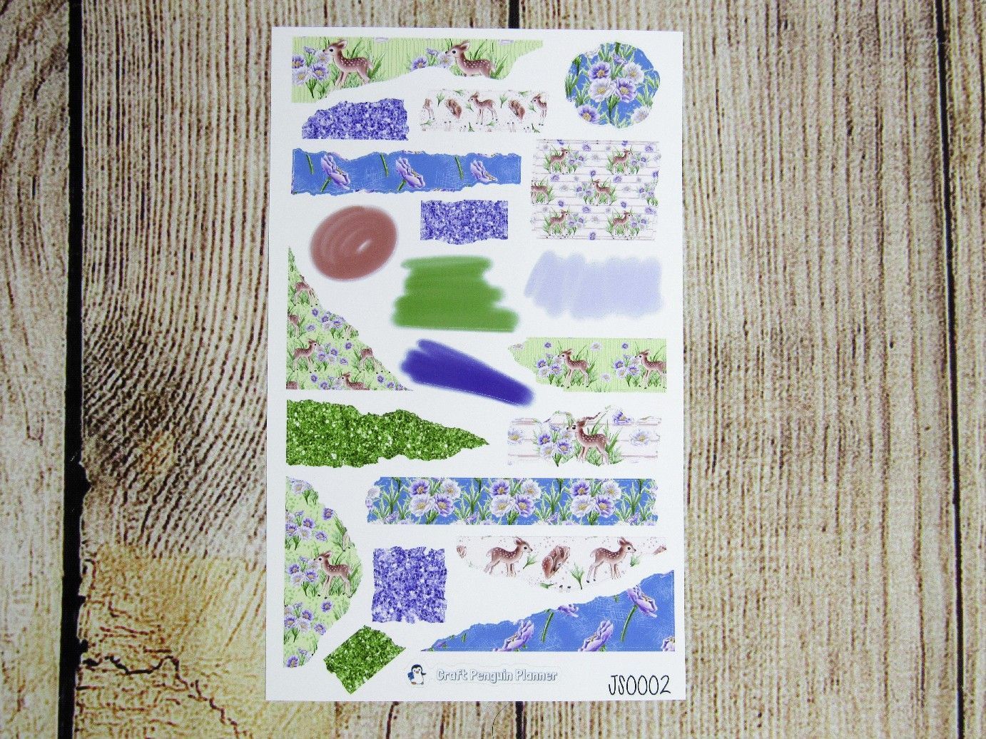 Journal Sheet- JS0002- Wild & Free