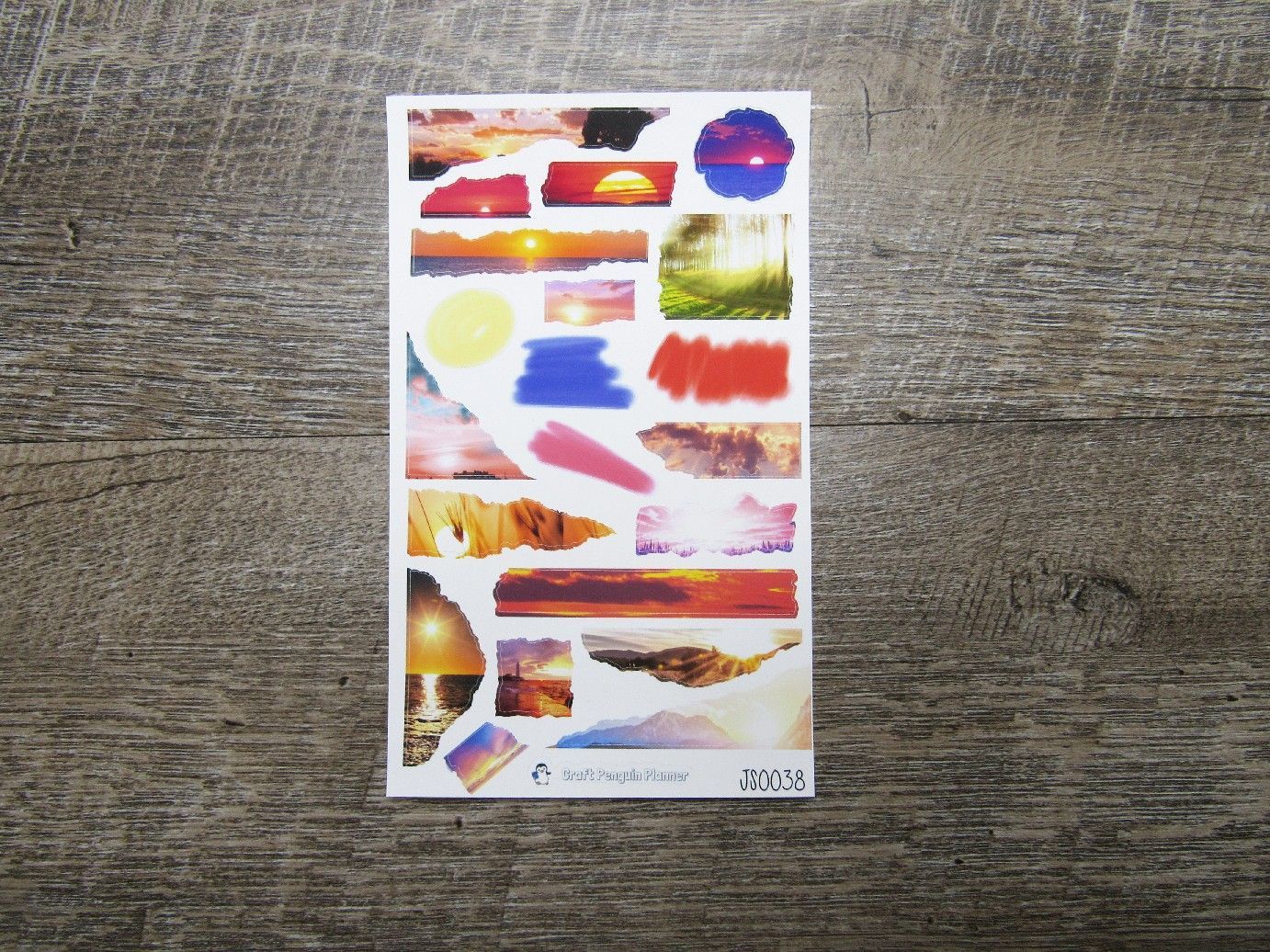 Journal Sheet- JS0038- Sunrise, Sunset