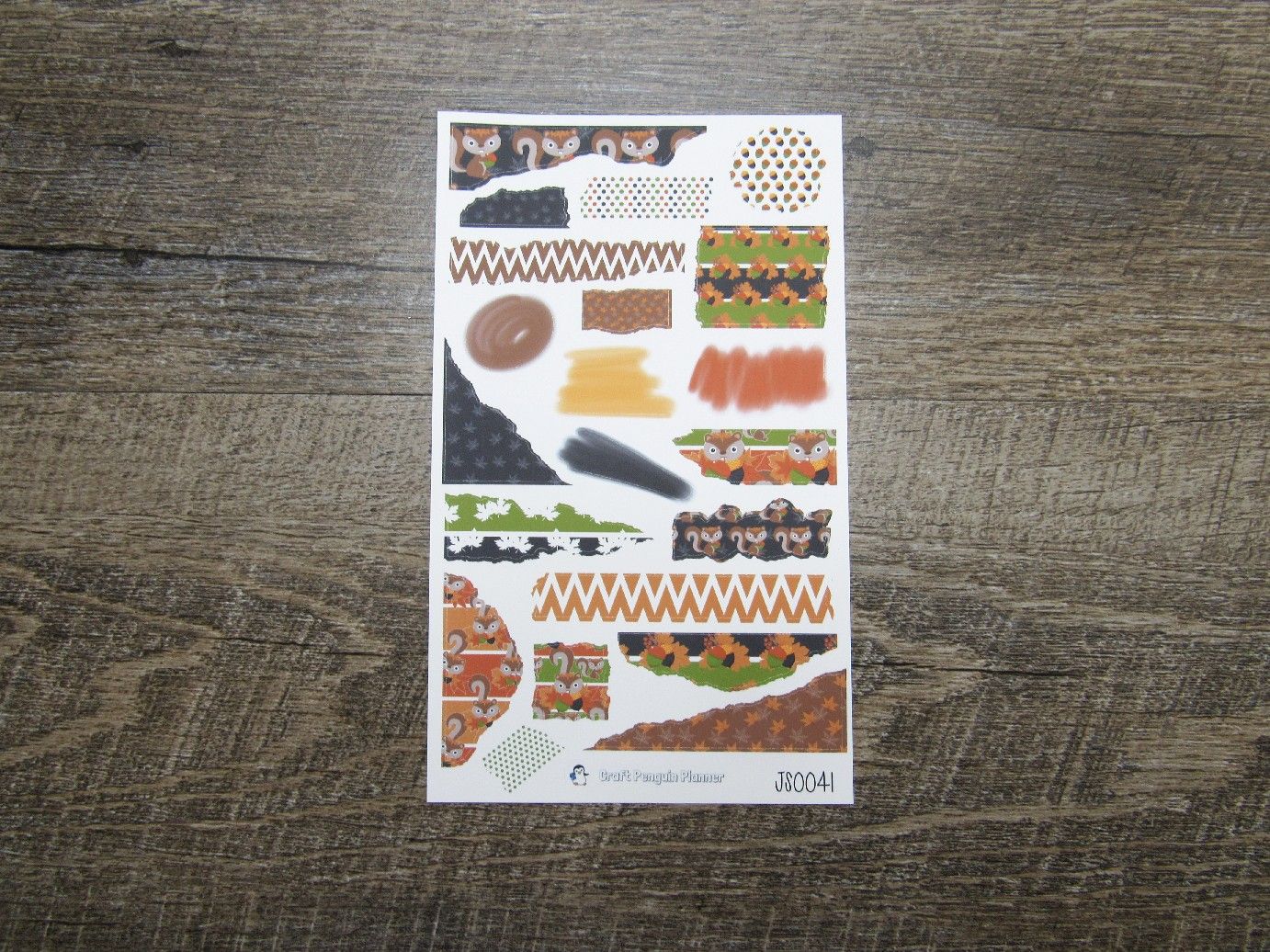 Journal Sheet- JS0041- Just Squirrelin' Around