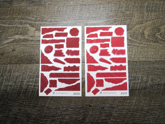 Brush Stroke Journal Sheets- JS0058- JS0085