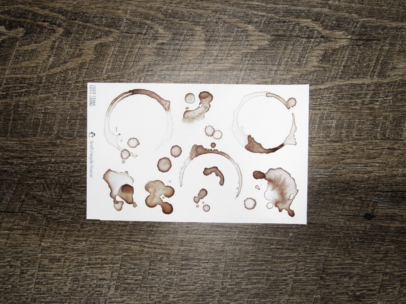 Jumbo deco- Coffee Stains