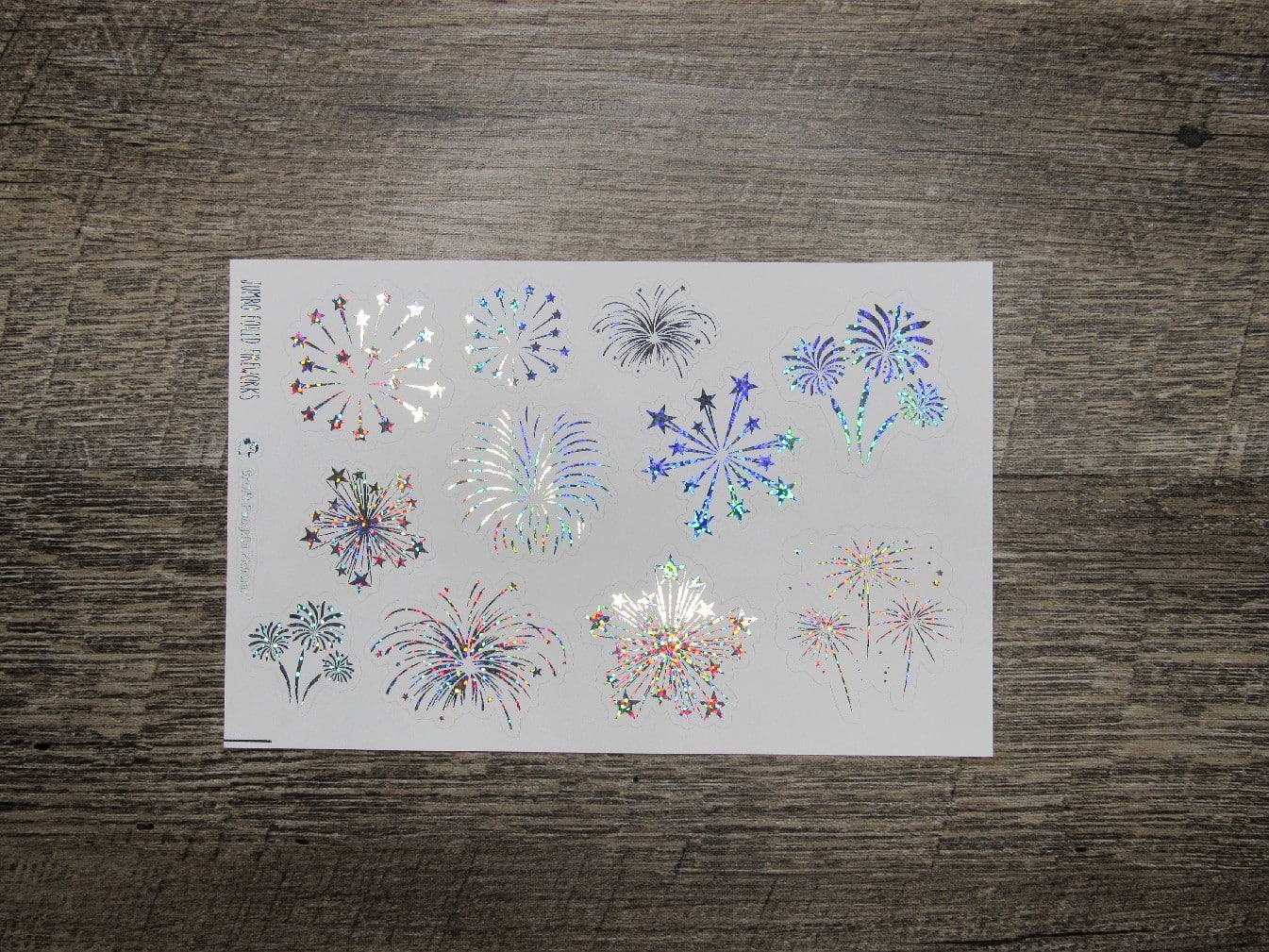 Jumbo FOILED Fireworks – Craft Penguin Planner