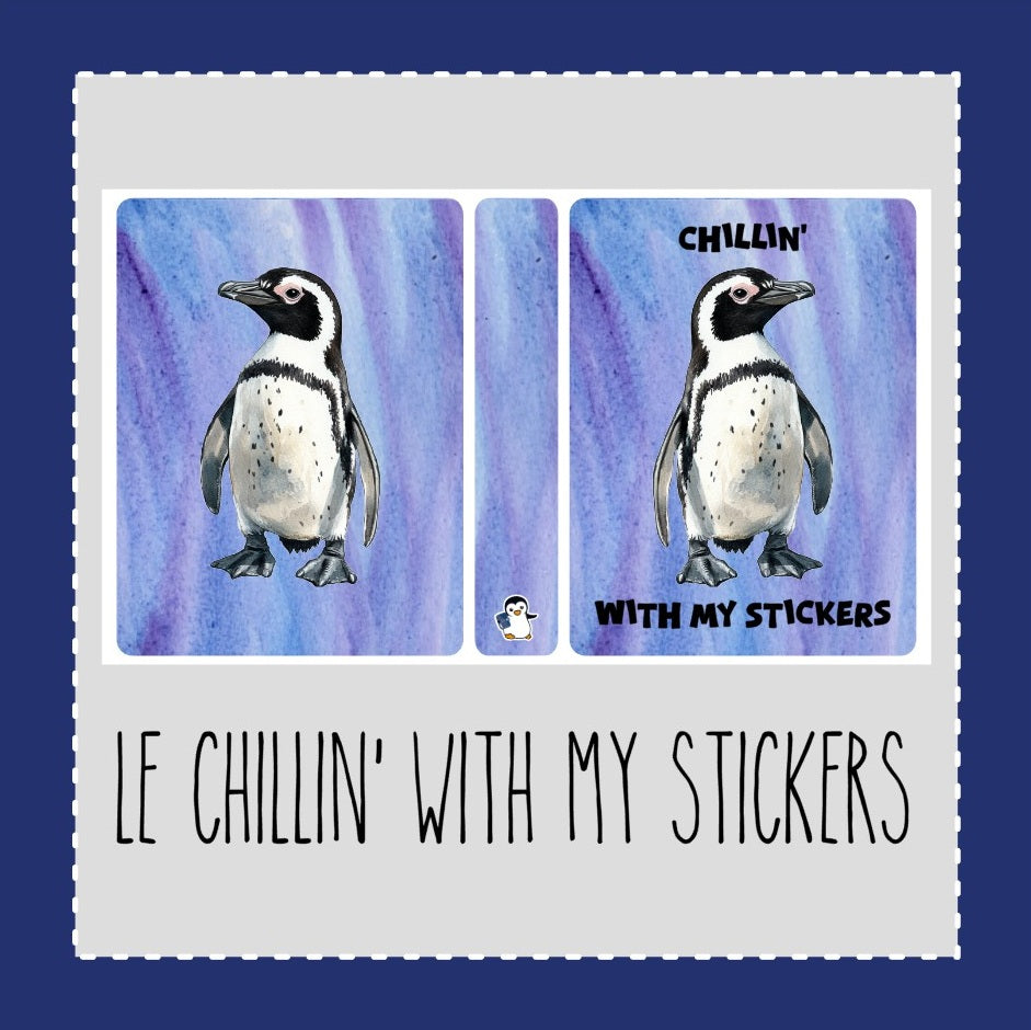LIMITED EDITION Chillin' with my Stickers Sticker Album (top loading)- Multiple Sizes