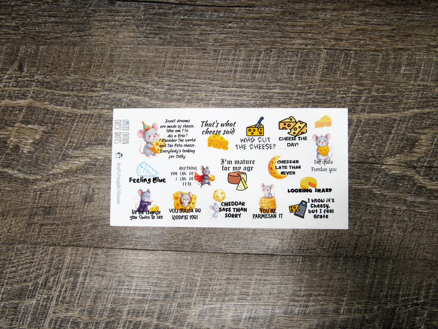 LIMITED EDITION Cheese Quotes