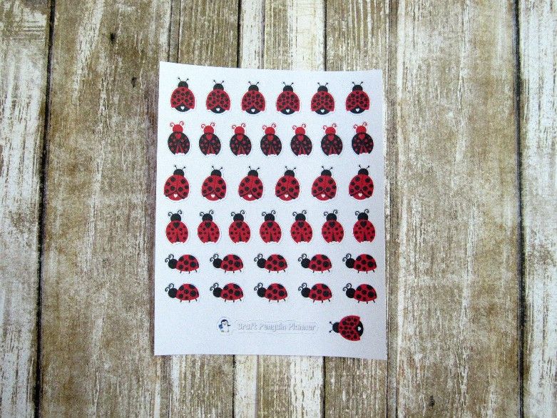 Ladybug Deco stickers