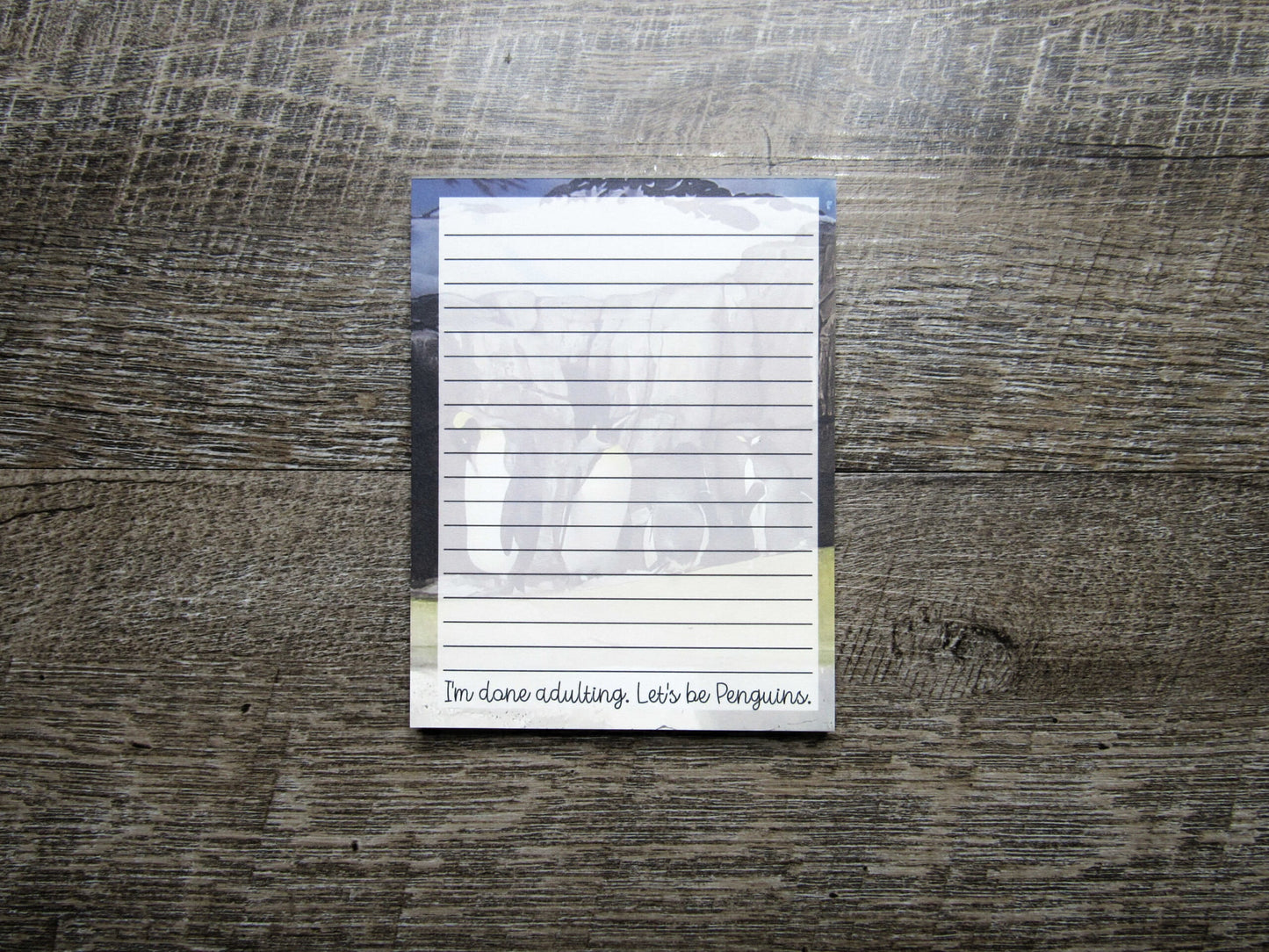 Let's Be Penguins Notepad