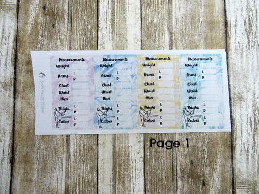 Body Measurement Sidebar Sticker