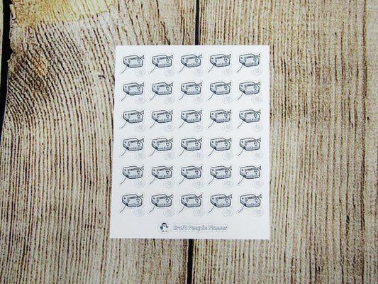 Nebulizer hand drawn sticker