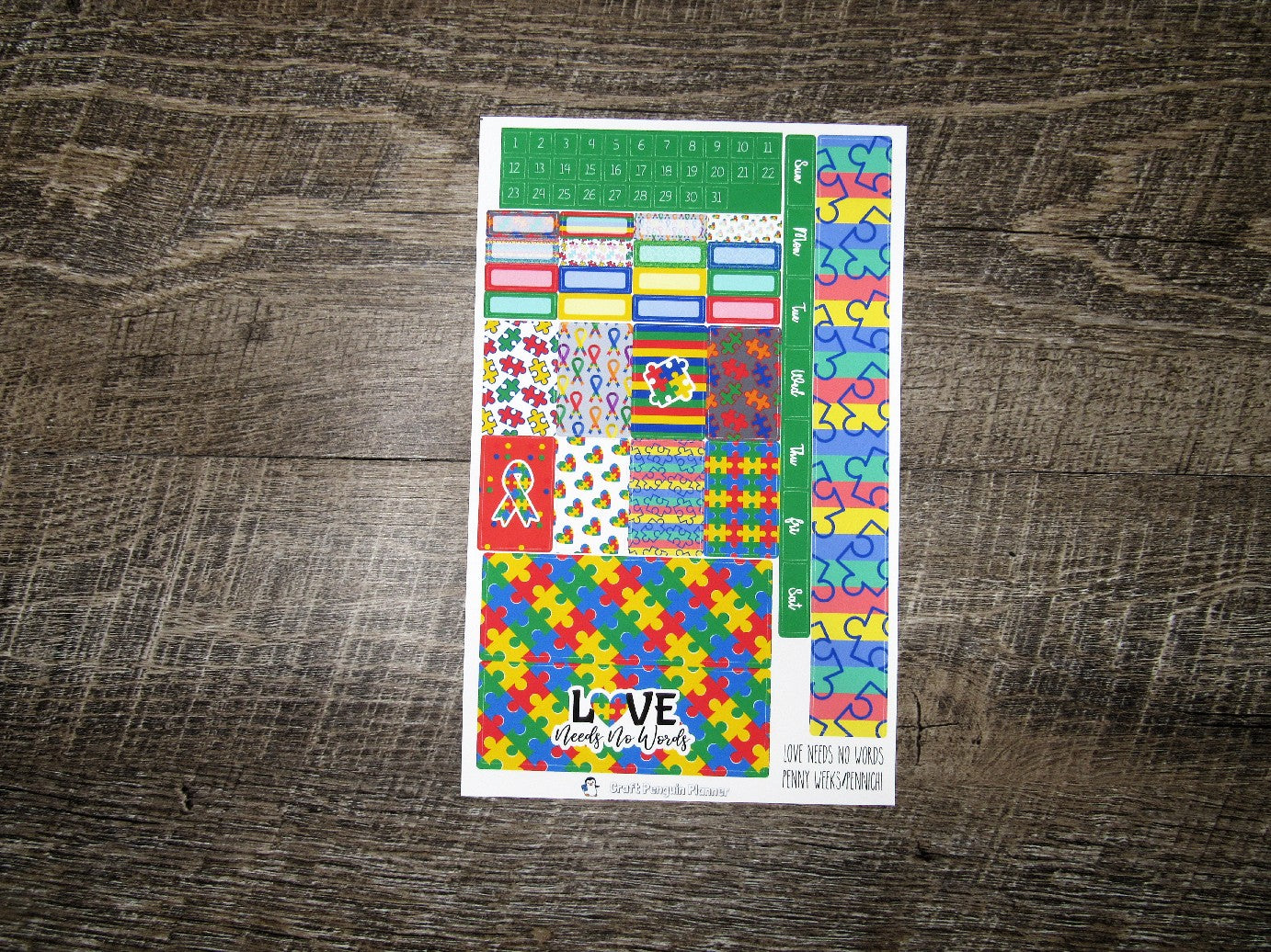 Love Needs No Words Monthly- PENNY WEEKS/PENNICHI