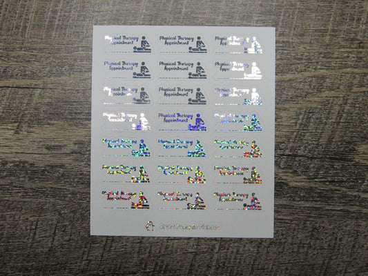 Physical Therapy Appointment Sticker