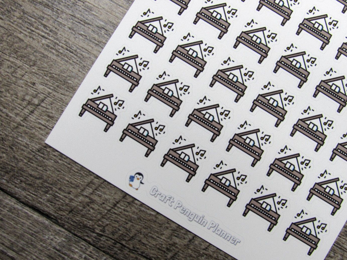 Piano Stickers