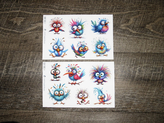 Jumbo deco- Quirky Birds