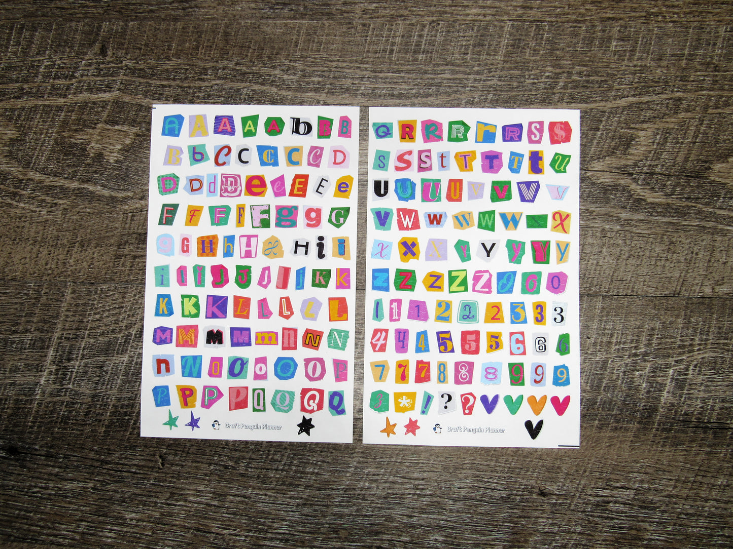 Ransom Letters & Numbers