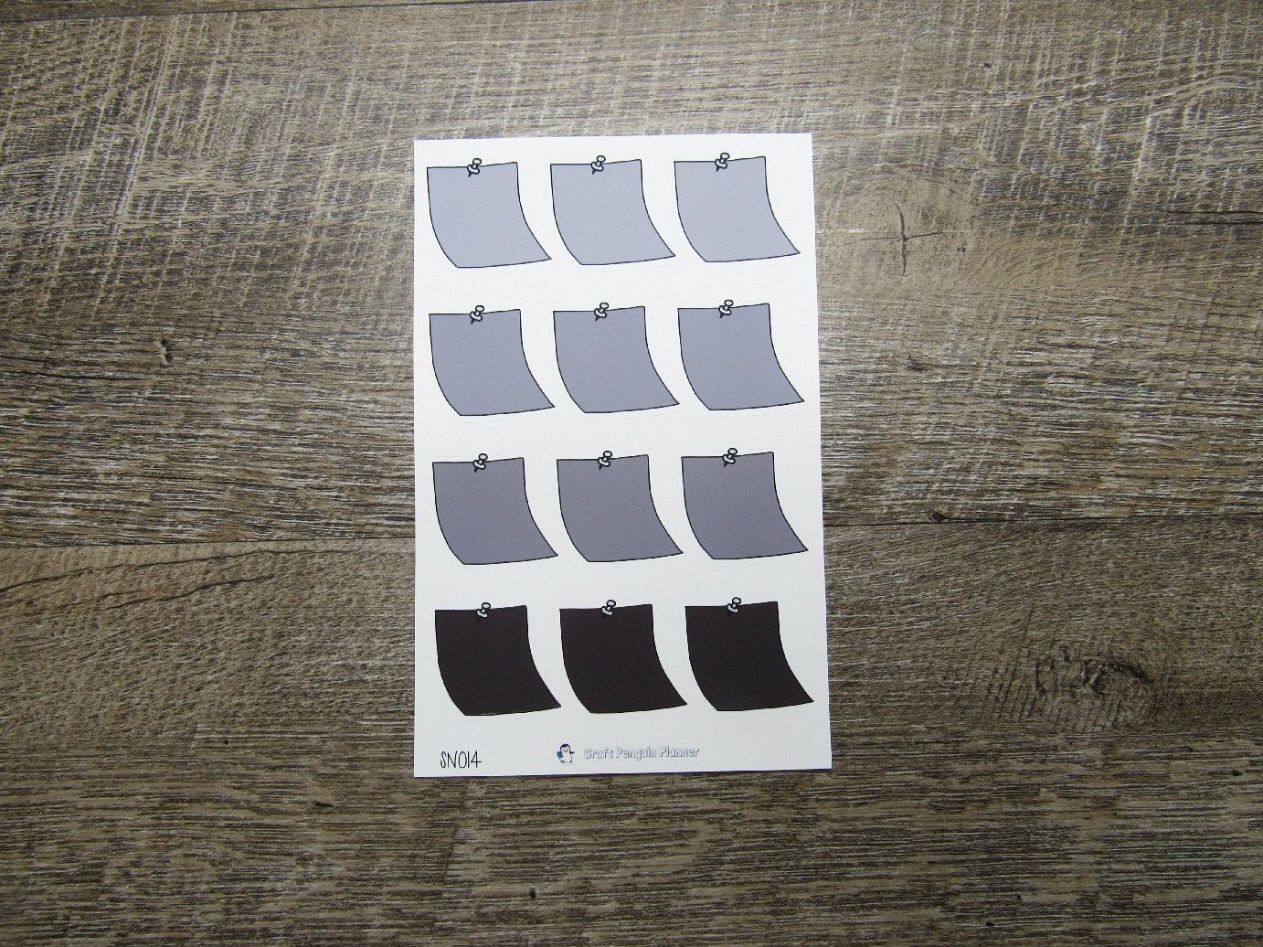 Hand Drawn Sticky Note Stickers- SN008-SN014