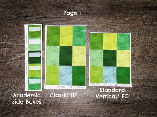 Shades of Green Weekly, CHOOSE YOUR KIT