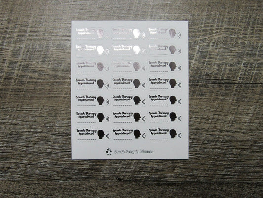 Speech Therapy Appointment Sticker