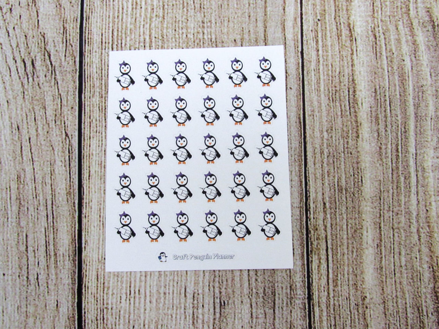 Syringe/Shot Waddles & Snowflake