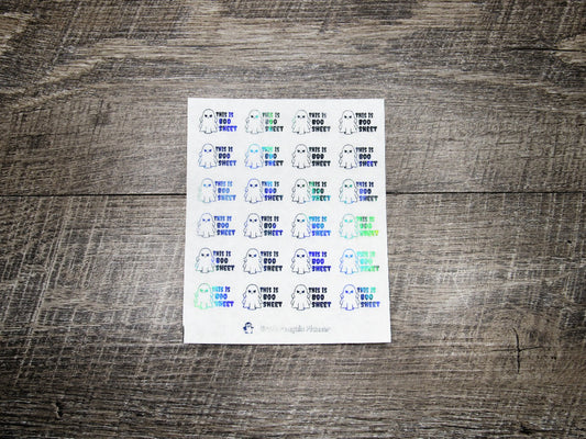 This is Boo Sheet stickers